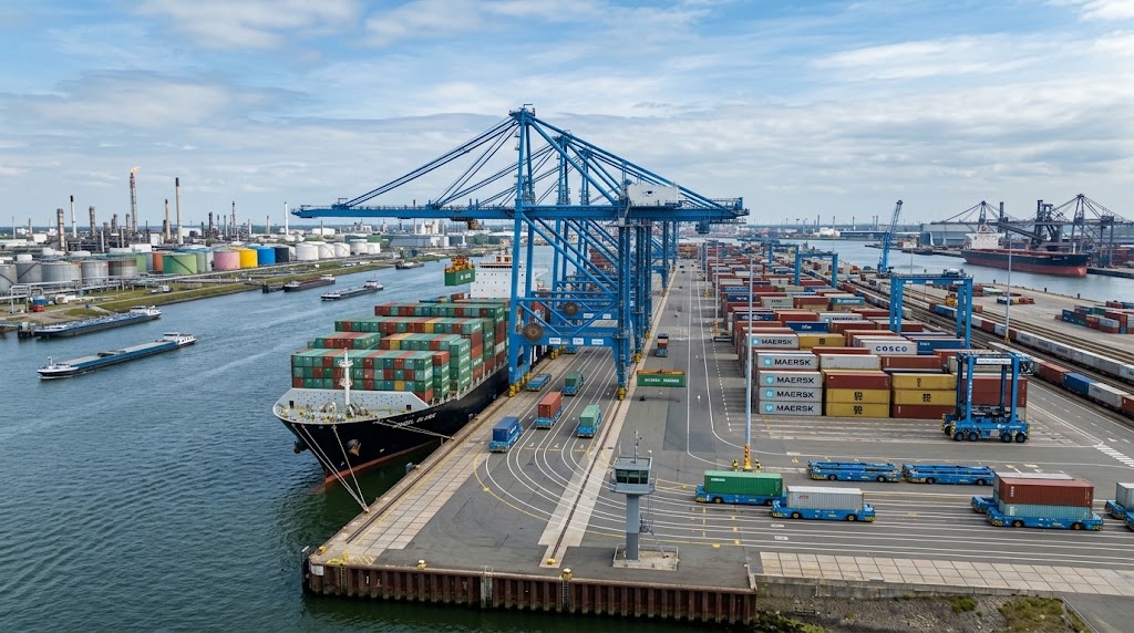 netherlands economy and business port of rotterdam logistics terminal