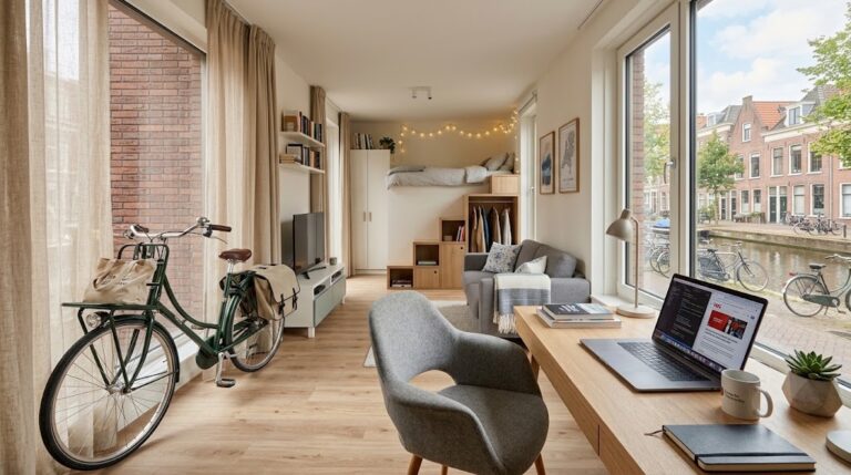 best cost of living in the netherlands for international students modern housing studio